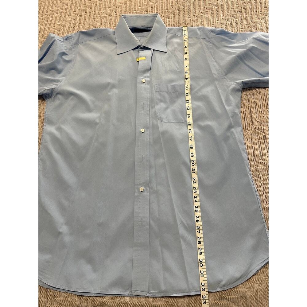 Burberry Blue Button Down Size L - image 6